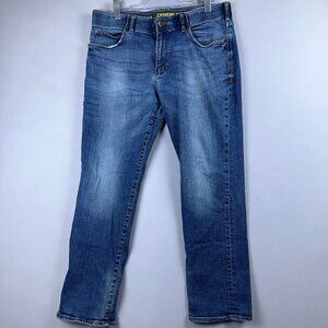 Lee Straight Fit Tapered Leg Jeans Mens Size 36X30 Extreme Motion 2015042 Blue